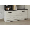 Casarredo RENO II skrinka na topánky, craft biely / grafit