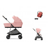 CYBEX Melio + Cot Travel Set Aton S2 i-Size candy pink 2024