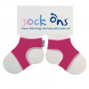 Sock Ons Návleky ne detské ponožky, Fuchsia - Veľkosť 6-12m