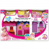Skladací domček pre bábiky s nábytkom a doplnkami