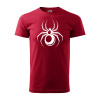 Sablio Tričko s potlačou Spidercode - červené 2XL