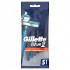 Gillette Blue II Plus jednorazové holítka 5 ks