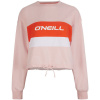 O'Neill LW ATHLEISURE CREW ružová,oranžová,biela Dámska mikina M