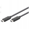 PremiumCord USB-C/male - USB-C/male, čierny, 0,5m (ku31cc05bk)