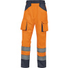 DELTA Delta Plus REFLEXNÉ PRACOVNÉ NOHAVICE M2PHV - Fluo-Oranžová, S Fluo-Oranžová, S