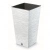 Prosperplast kvetináč Furu Square bielý 29,5 cm