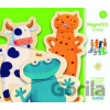 Puzzle magnetky - Bláznivé zvieratká - Djeco