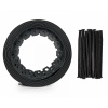 Bradas Okraj trávnika EASY BORDER SET OBEB5010SET 10m-50mm čierny