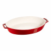 Staub Zapekacia misa 36 cm, červená, keramika