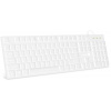CONNECT IT kancelářská podsvícená klávesnice Chocolate WhiteStar, CZ + SK verze, bílá CKB-5052-CS