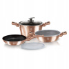 Sada hrncov Berlinger Haus Rose Gold 6 ks