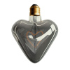 Edison Soft žiarovka HEART, E27, 150lm, 5W, Teplá biela, stmievateľná