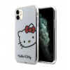Hello Kitty IML Head Logo Zadný Kryt pre iPhone 11, biela