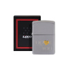 ZIPPO chrom poliert Emlem Herz 