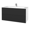Dreja Umývadlová skrinka VARIANTE SZZ2 100 pre úmyvadlo Finon - N01 Biela lesk / N03 Graphite