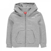 Slazenger Zipped Hoodie Junior Grey Marl 11-12 Years