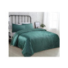 Prikrývka na posteľ VELVET so vzorom 200/220 cm - tmavo zelená