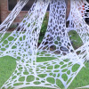 Halloween pavučinová síť s 13 pavouky
