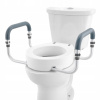 SucceBuy Zvýšené WC sedadlo, nosnosť 136 kg, 440x610x275 mm, hliník