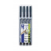 Staedtler Lumocolor 31 4 čierne
