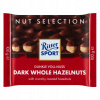 Ritter Sport Horká čokoláda s celými praženými lieskovými orieškami 100g