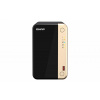 QNAP TS-264 NAS Tower Intel® Celeron® N5095 8 GB 0 TB QTS Čierna, Zlato (TS-264-8G)
