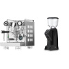 Rocket Espresso Appartamento, white + Eureka Nadir 65, black