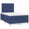 Box spring postel s matrací černá 120x190 cm textil 3269943