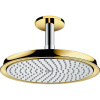 HANSGROHE Raindance Classic horná sprcha 1jet, priemer 270 mm, s prívodom zo stropu 100 mm, chróm/vzhľad zlata, 27405090