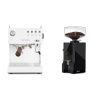 Ascaso Steel DUO PID, White&Wood + Eureka Mignon Silenzio 55, BL black