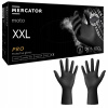 Mercator Medical Moto rukavice veľkosť 11 - XXL 50 párov (WORKSHOP rukavice BLACK MERCATOR pro MOTO BLACK silné 100 ks veľkosť XXL)