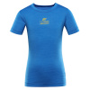 Detské rýchloschnúce tričko ALPINE PRO BASIKO modrá|140-146
