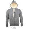 SOL's Collection Mikina Sherpa s kapucí, unisex COT25058407719-grey melang XXS Melír šedá