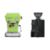 Ascaso Dream PID, Fresh Pistachio + Eureka Mignon Manuale, BL black