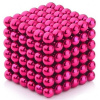 Magnetická stavebnica z 216 guličiek - ružová
