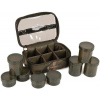 Fox Puzdro na nástrahy Camolite 12 Pot Hookbait Case