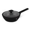 Berlingerhaus Pánev hluboká s titanovým povrchem a poklicí 24 cm Matte Black Collection BH-8179