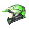 KASK CROSS QUAD POŁYSK CZARNO-CZERWONY XXL