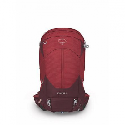 Osprey Stratos III 34 barva poinsettia red