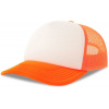 Atlantis | Kid Rapper-S 5 panelová Trucker šiltovka_33.0295 Farba: white/orange fluo, Veľkosť: onesize