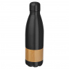 Nerezová fľaša 750ml , black/wood Farba: black/wood