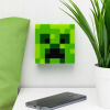 Lampa Minecraft CREEPER štvorcová 10x10 cm Snímač súmraku Licencované