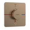 Hansgrohe ShowerSelect Comfort Termostatická batéria pod omietku, na 2 spotrebiče, kefovaný bronz 15583140-HG
