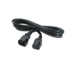 APC - Elektrický kabel - IEC 60320 C19 do IEC 60320 C20 - 4.57 m - černá - pro P/N: SMT2200RMI2UC, AP9887