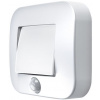 Svietidlo LEDVANCE NIGHTLUX® Hall White, so senzorom pohybu, naklápacie, 3xAAA, 84x73x22 mm