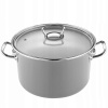 Hrniec, kastrol - Smaltovaný hrniec smaltovaný Primario Gray 16cm 2,1 l (Hrniec, kastrol - Smaltovaný hrniec smaltovaný Primario Gray 16cm 2,1 l)