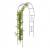 Záhradná pergola kovový oblúk držiak pre ruže kvety popínavé 240cm zelená