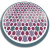 Okrúhly vinylový domáci koberec Okrúhly vinylový domáci koberec geometrické hviezdy dww-w0007167