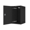 LANBERG RACK CABINET 10” WALL-MOUNT 9U/280X310 FOR SELF-ASSEMBLY WITH METAL DOOR BLACK (FLAT PACK) WF10-2309-00B