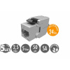 MULTIPACK 24 ks - samorezný keystone Solarix CAT5E STP SXKJ-5E-STP-BK-SA (25286712)